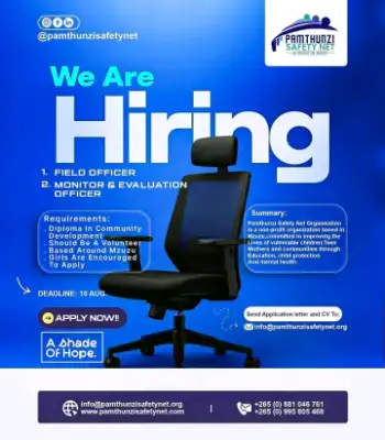 Field Officer & Monitoring and Evaluation Officer