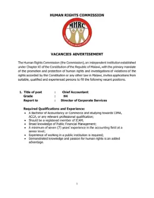 Multiple Positions: Chief Accountant, Procurement Officer & Driver