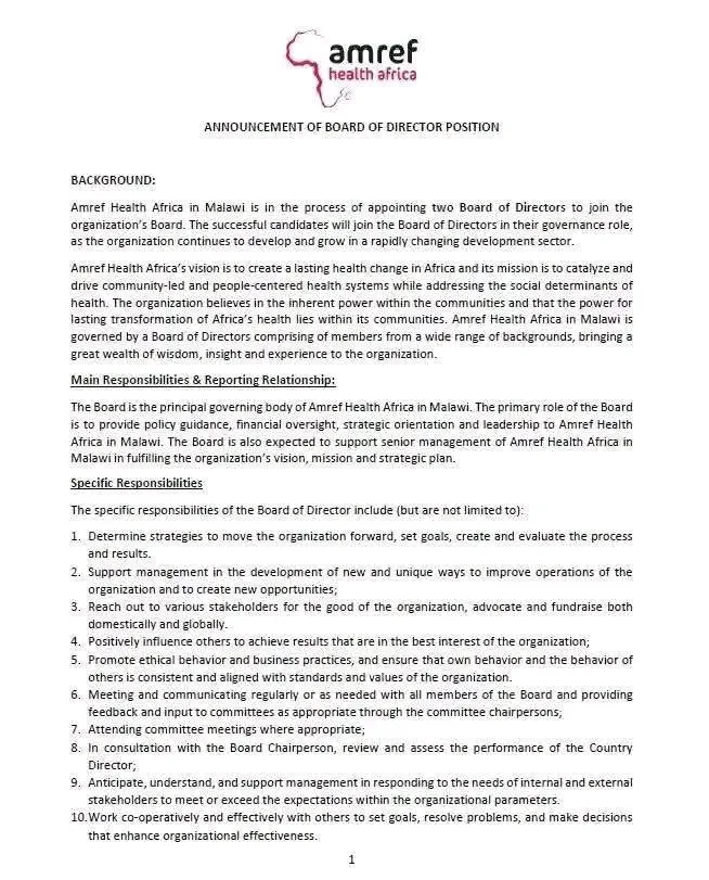 Board of Directors (2 Positions) — image 2
