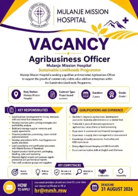 Agribusiness Officer