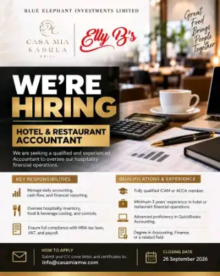 Hotel & Restaurant Accountant