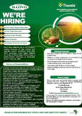 Project Engineer – Agriculture