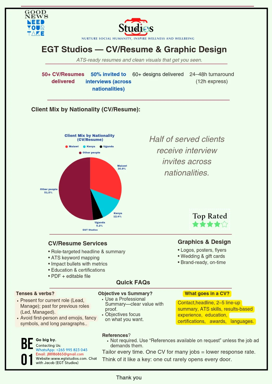 Cv/Resume Services  — image 2