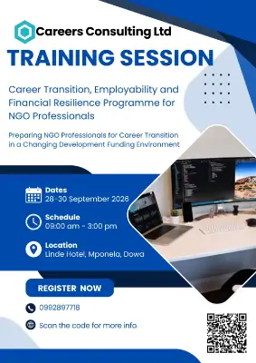 Training Opportunity:Career Transition, Employability and Financial Resilience